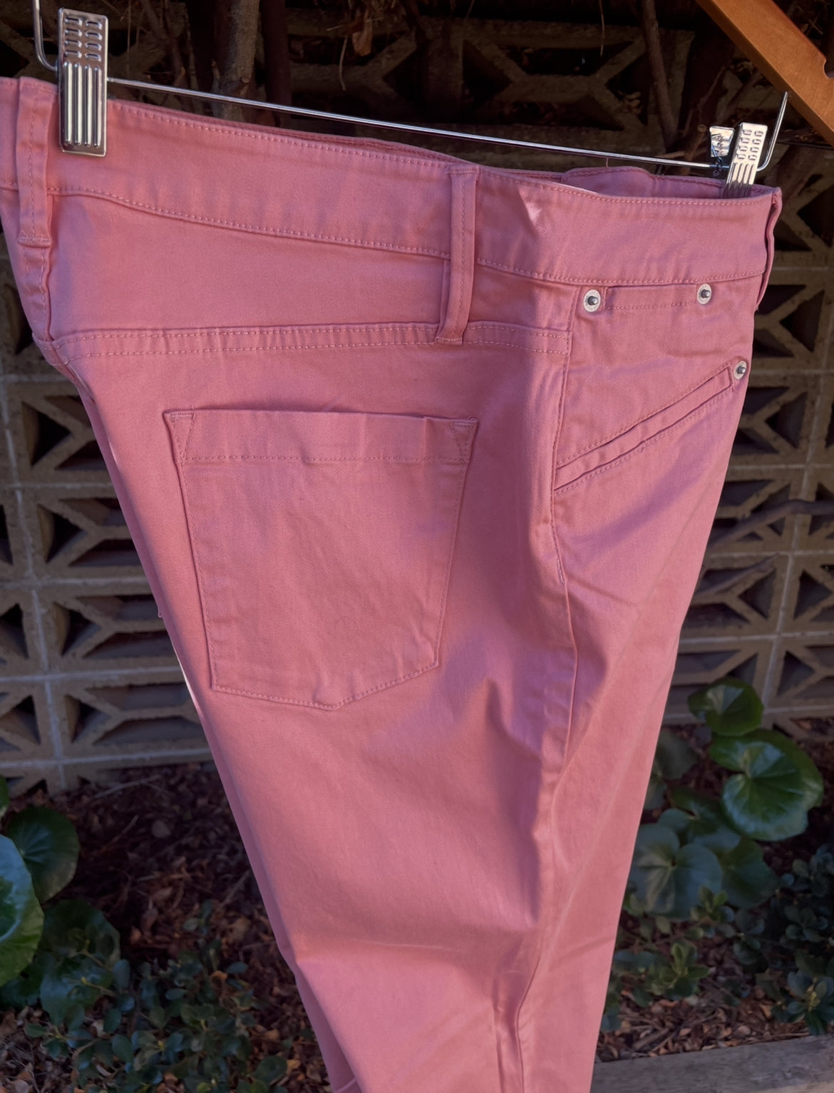 Country Road Sateen Salmon Pink Jean
