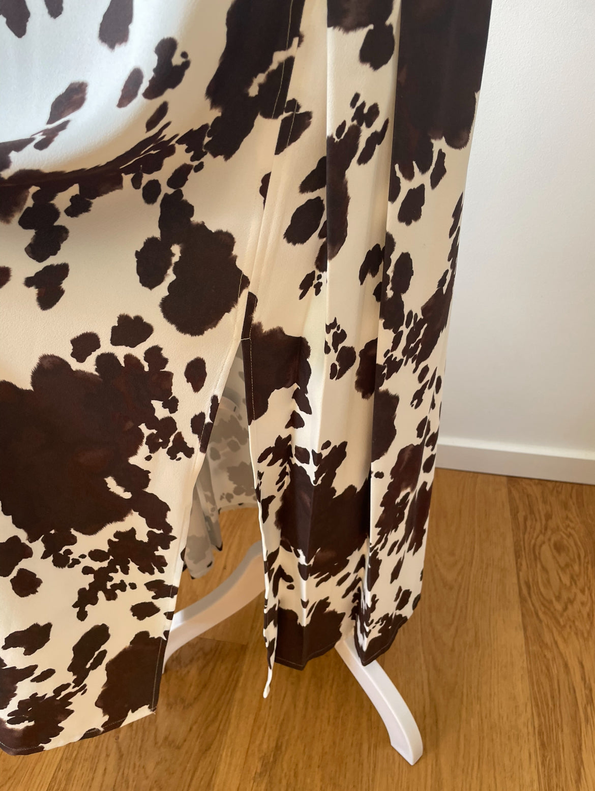 Country Road Cow Print Shirt Dress