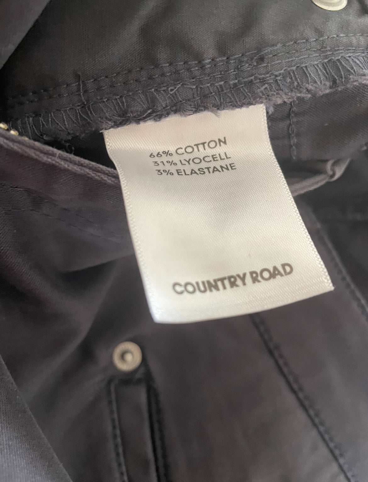 Country Road Preloved Sateen Navy Jeans
