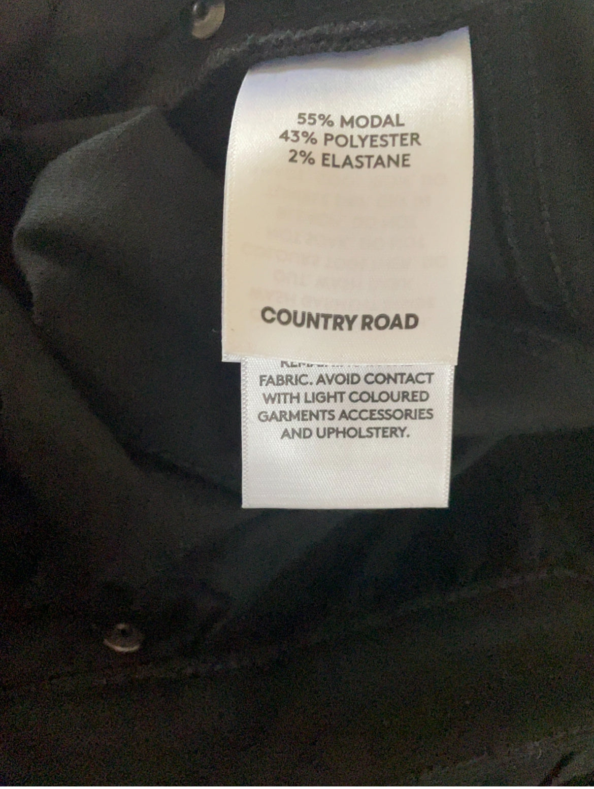 Country Road Black Modal Jeans