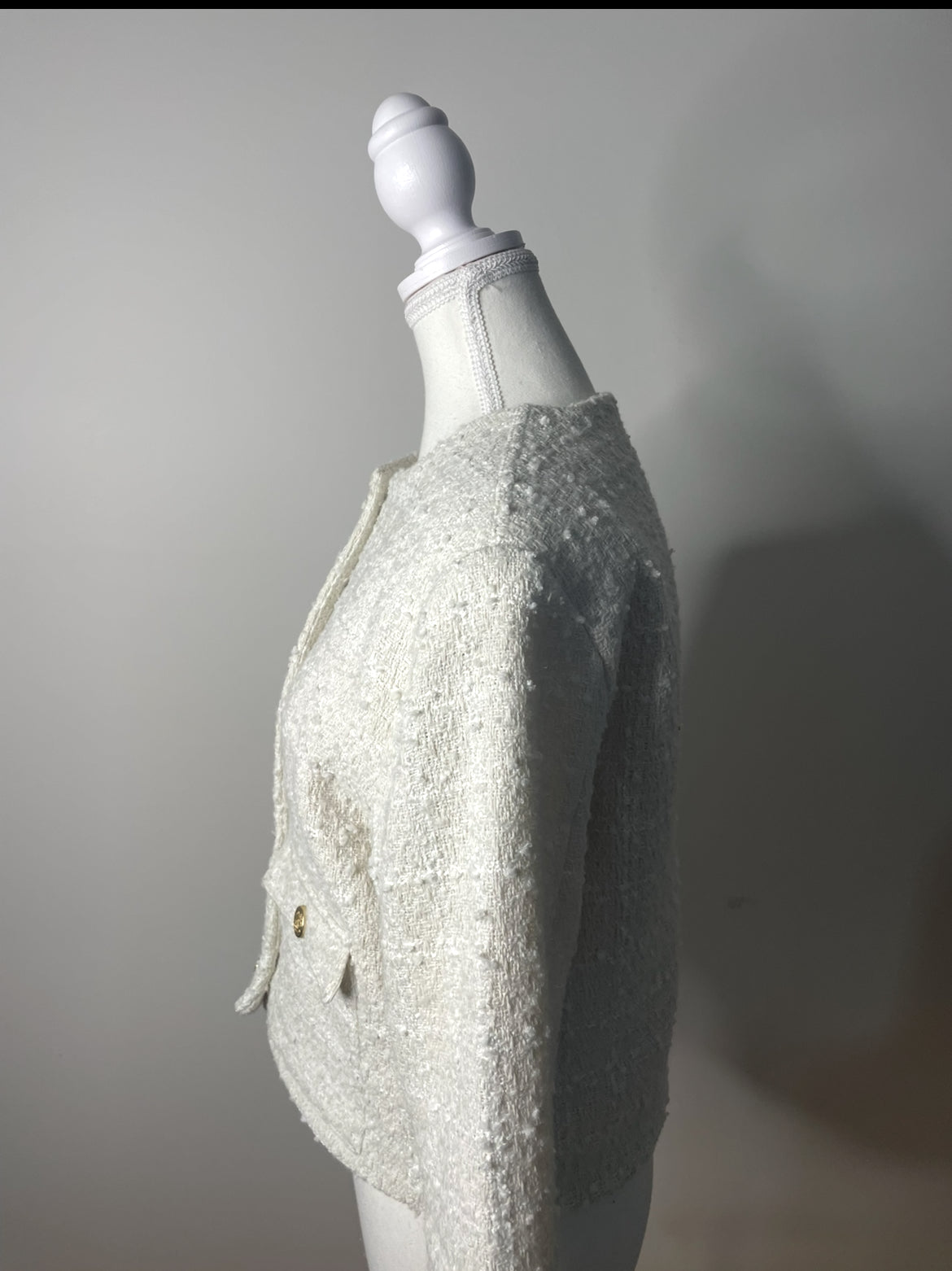 Abercrombie & Fitch Cream Preloved Jacket