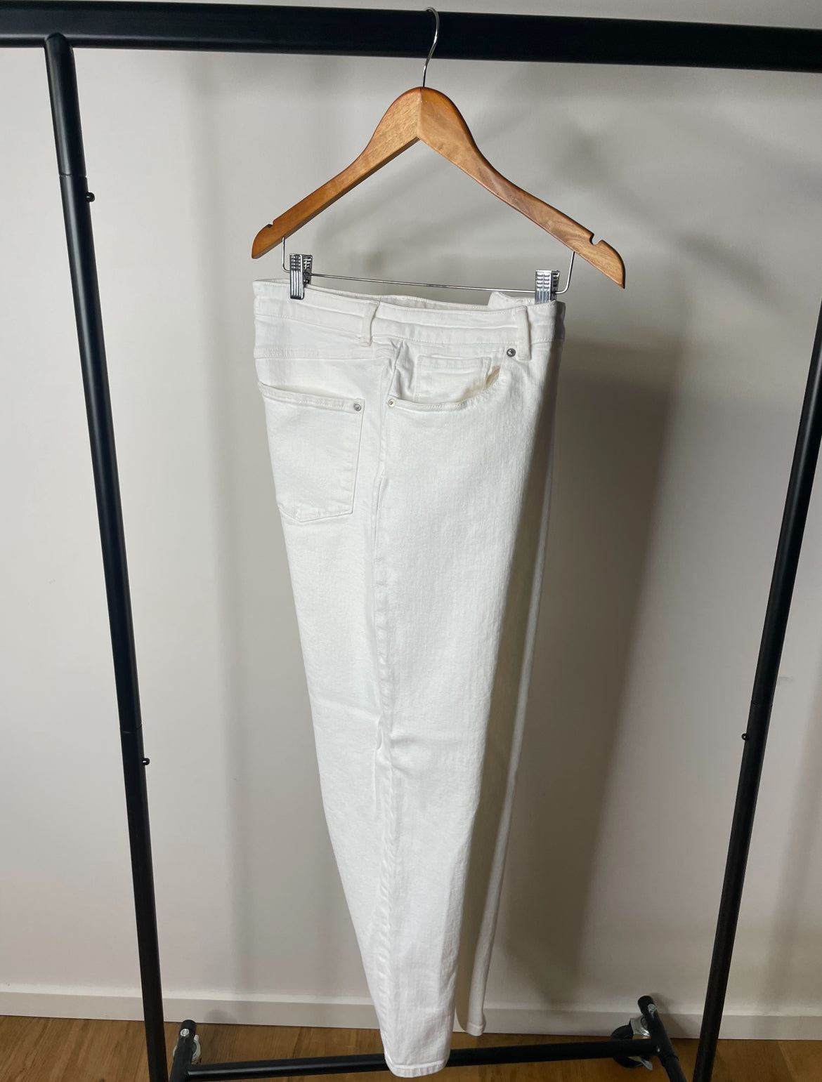 Country Road White Wide Leg Cotton Jeans