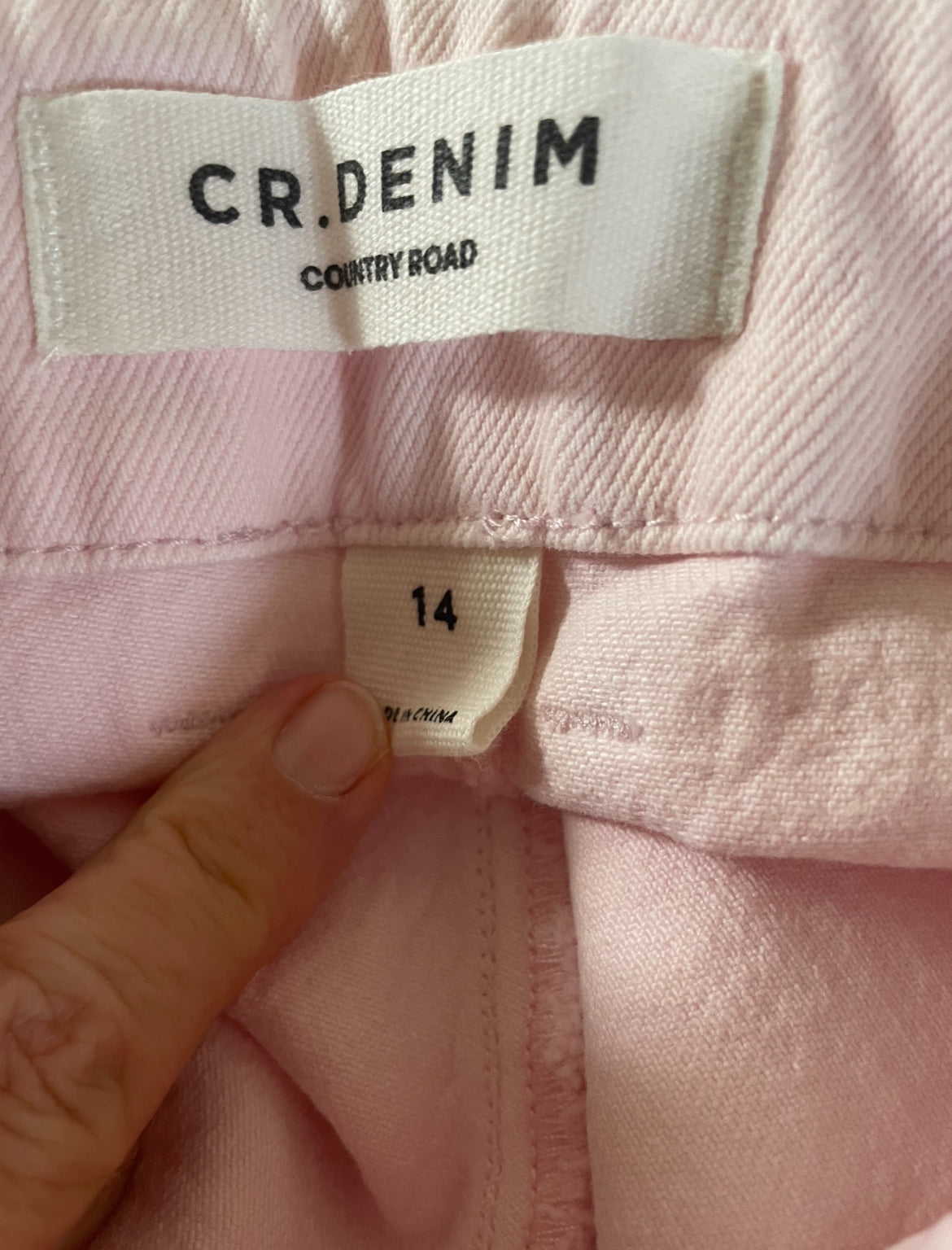 Country Road Pale Pink Cotton Preloved Jeans