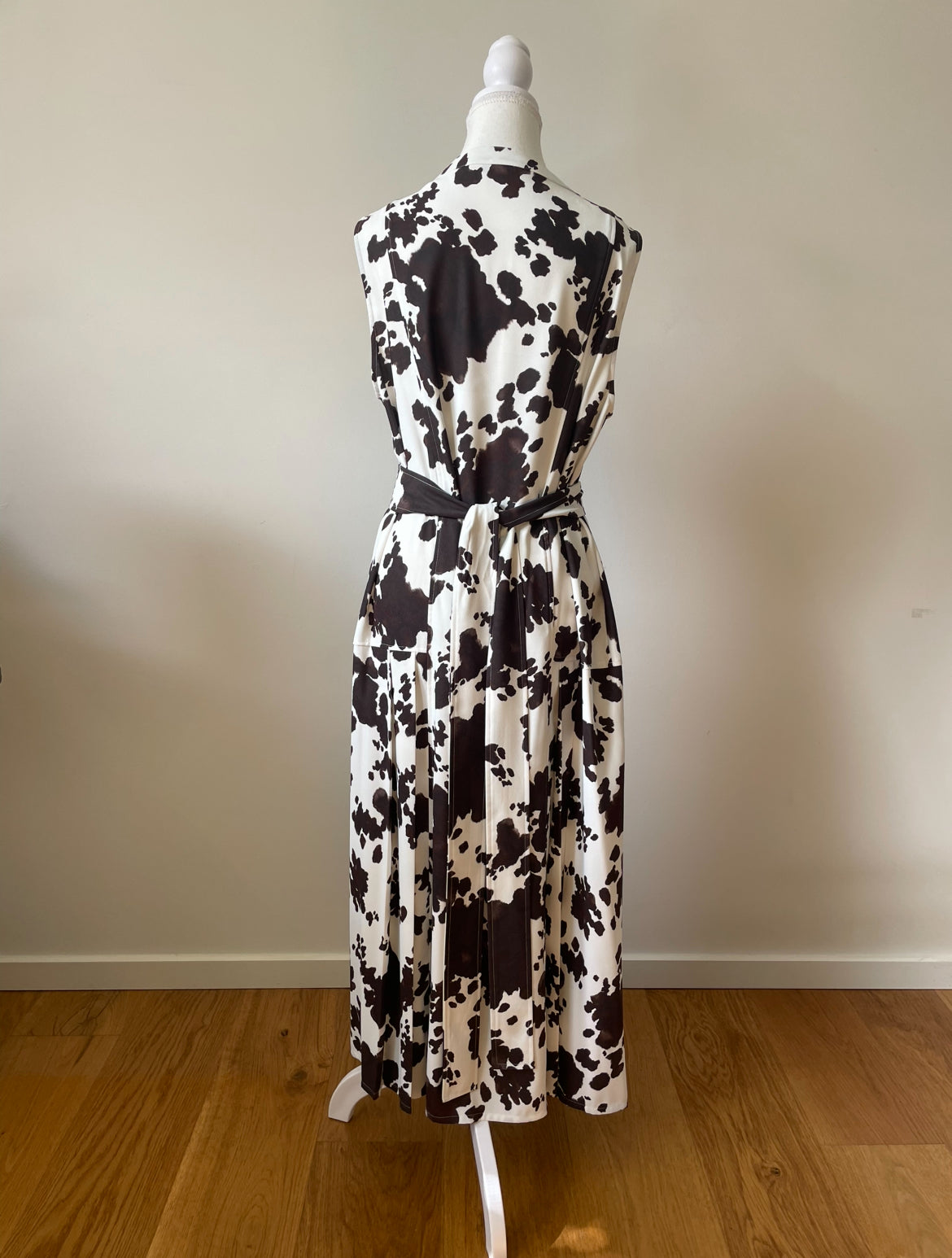 Country Road Cow Print Shirt Dress