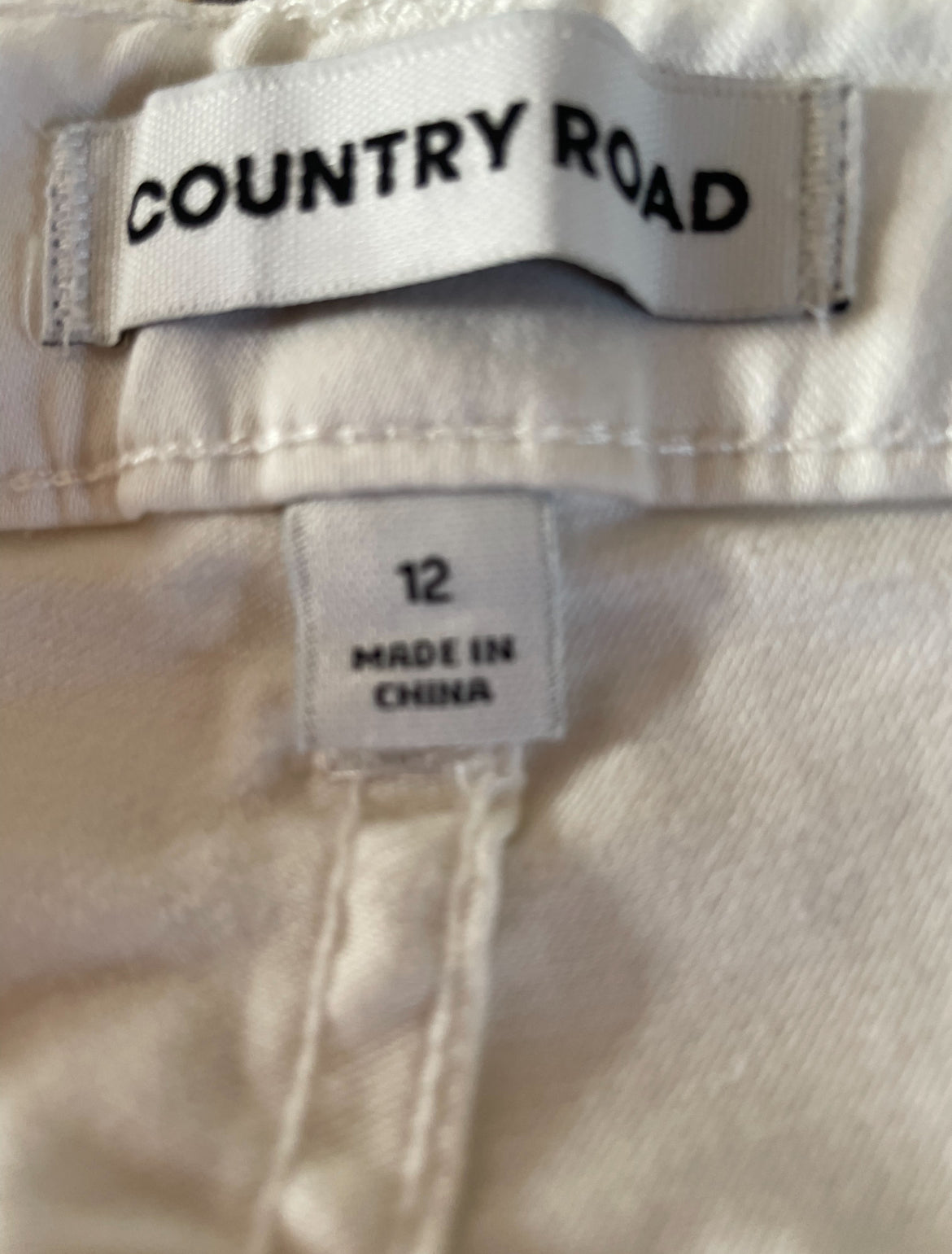 Country Road Preloved Sateen Cream Jeans