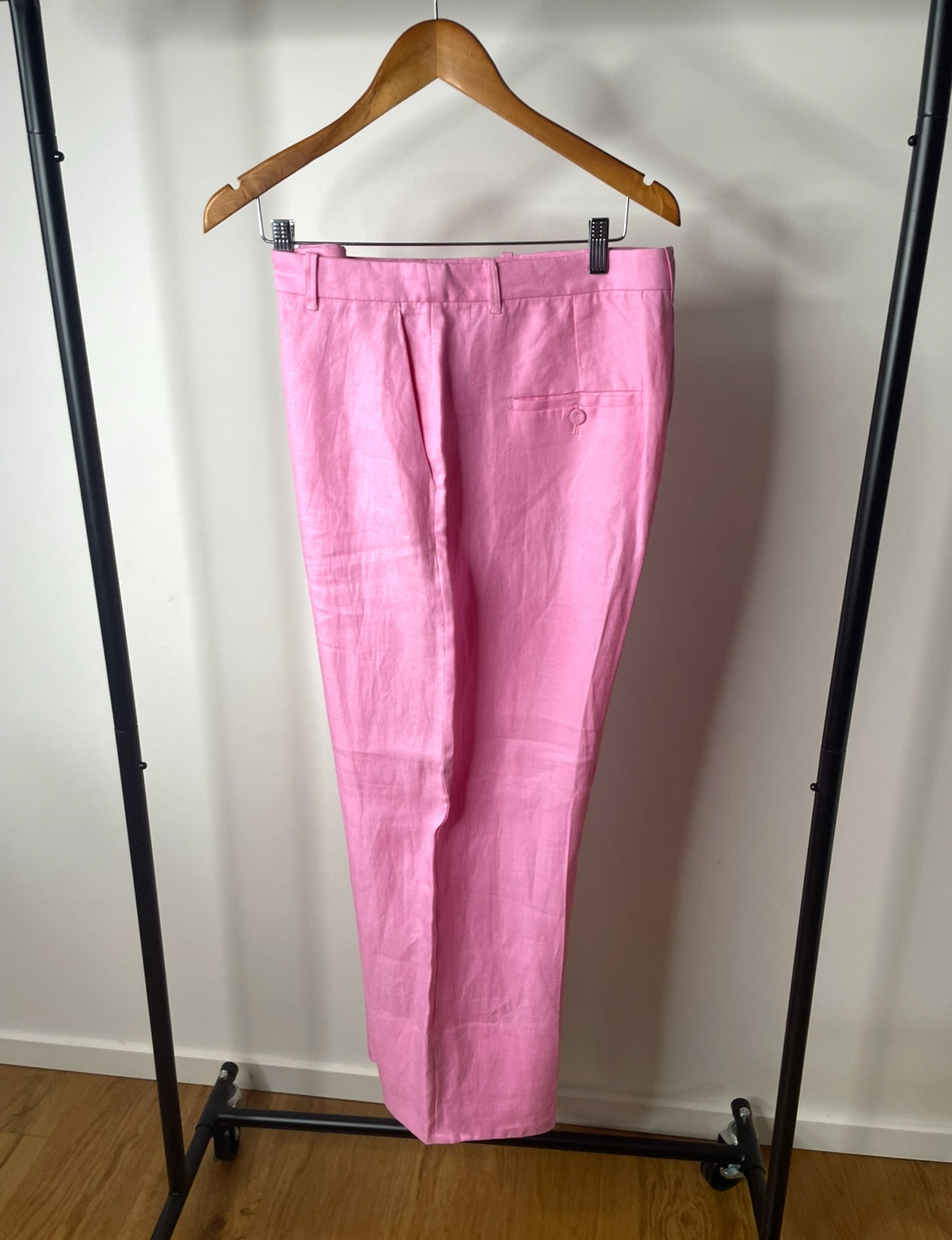 Country Road Pink Organic Linen Pants