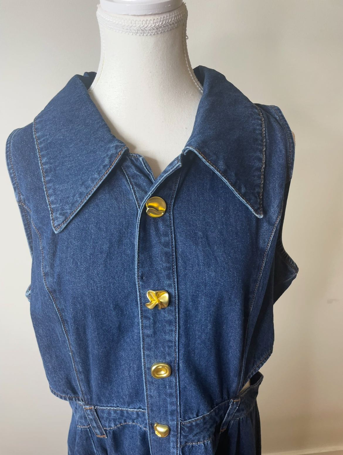 Sheike Maeve Preloved Denim Maxi Dress
