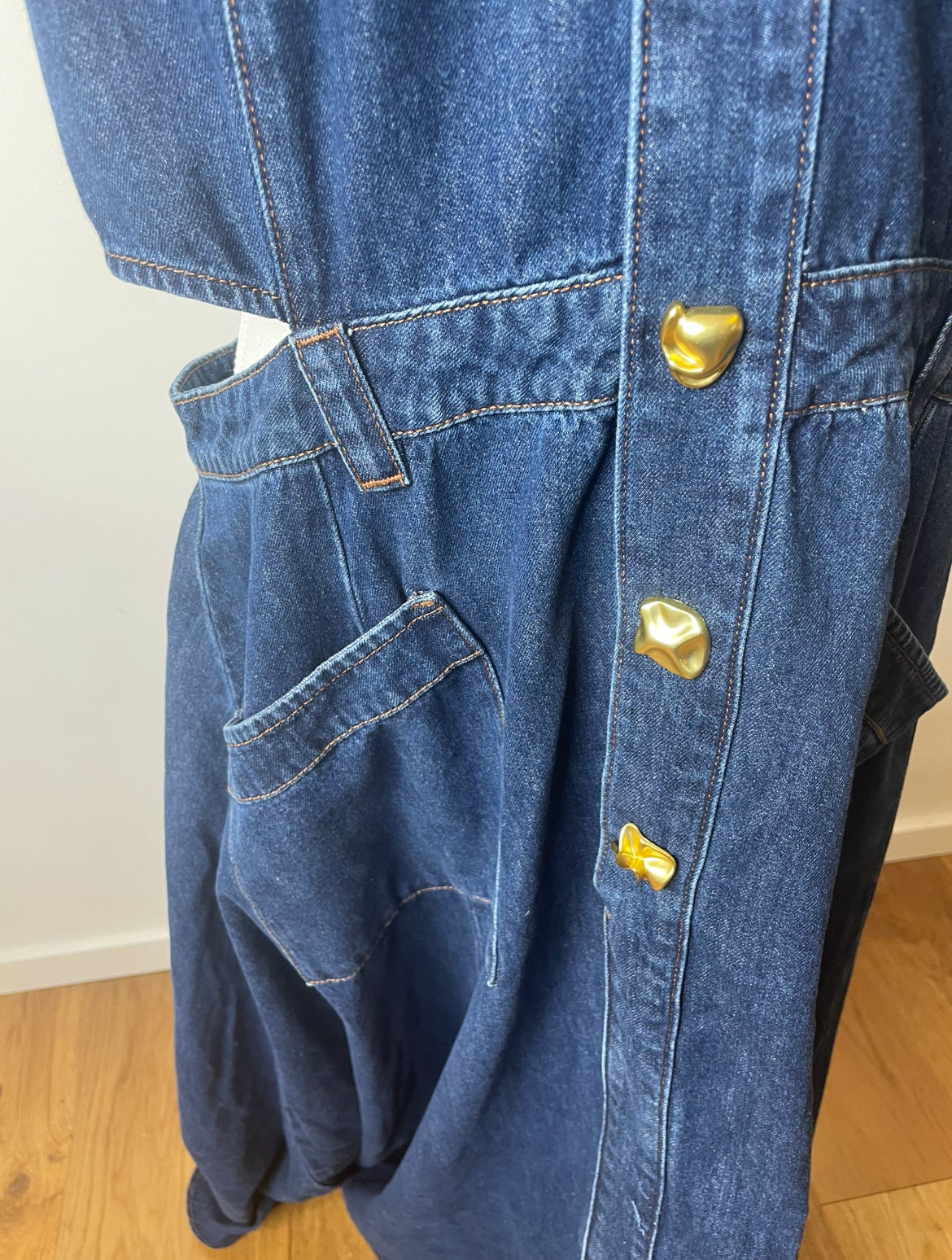 Sheike Maeve Preloved Denim Maxi Dress