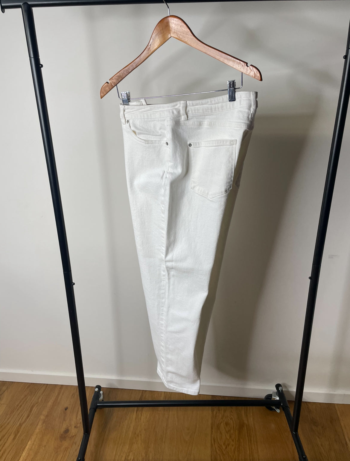Country Road White Wide Leg Cotton Jeans