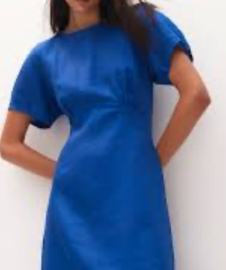 Morrison Benita Blue Linen Dress