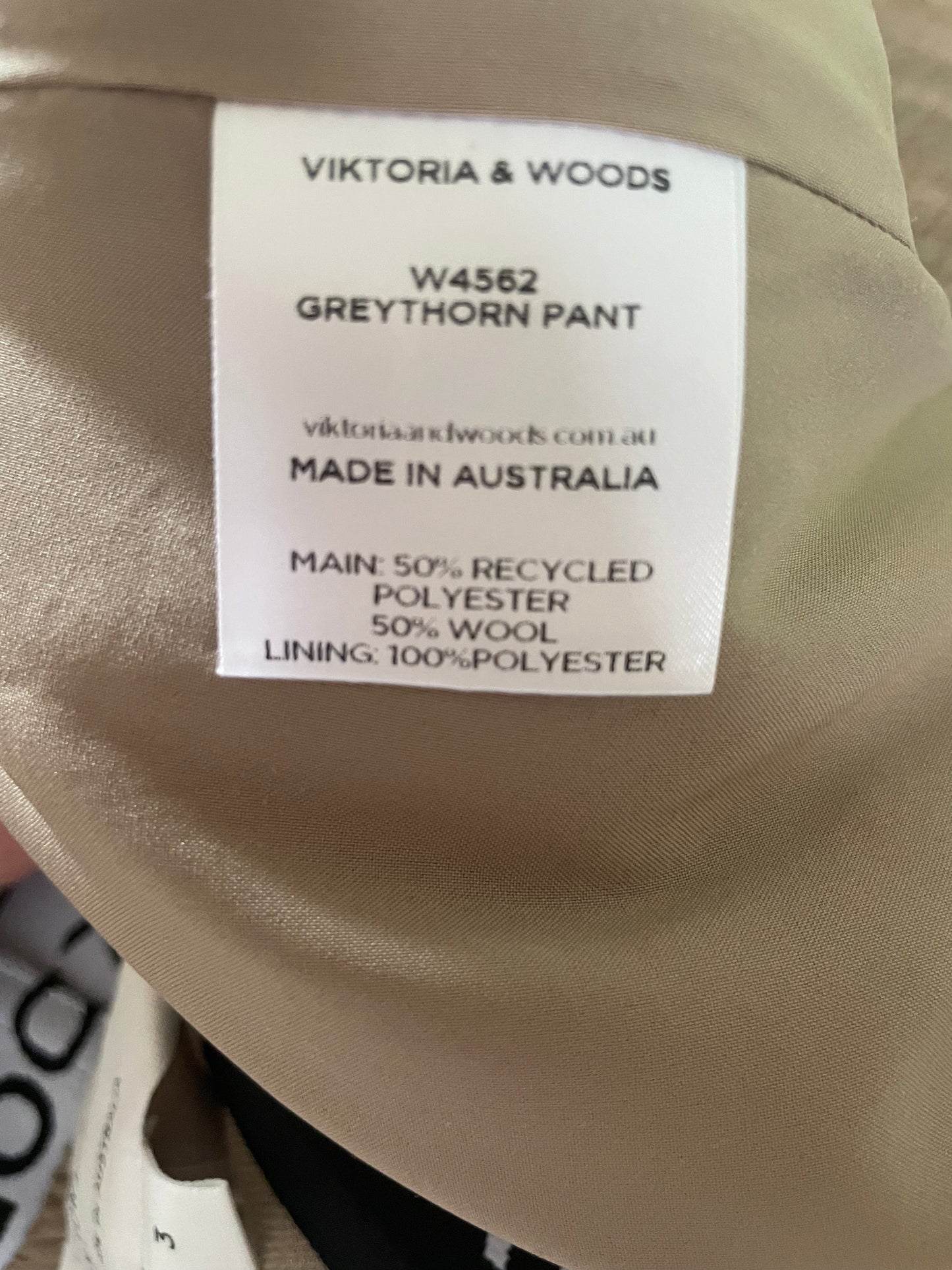 Viktoria Woods Greythorn Pant - Size 3