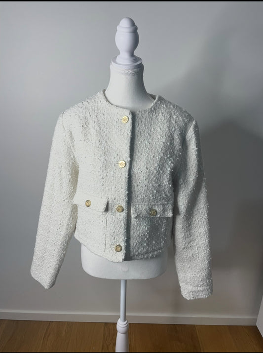 Abercrombie & Fitch Cream Jacket