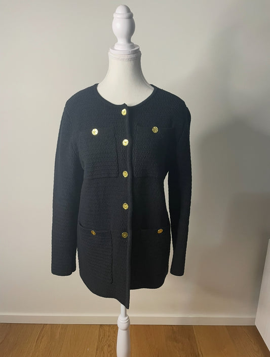 Black Onte Long Sleeved Knit