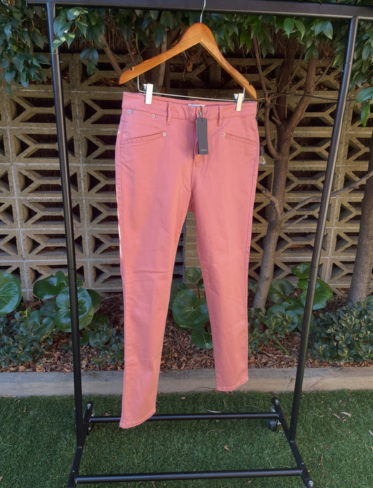 Country Road Sateen Salmon Pink Jean