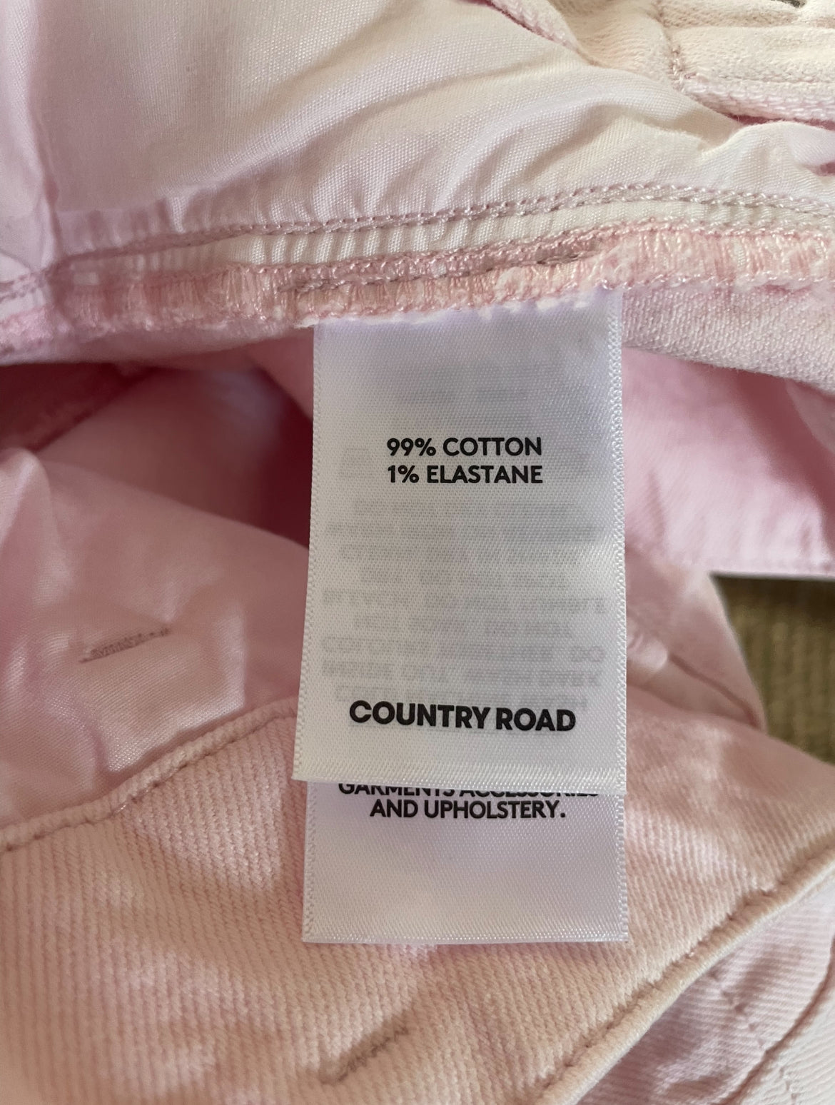 Country Road Pale Pink Cotton Preloved Jeans